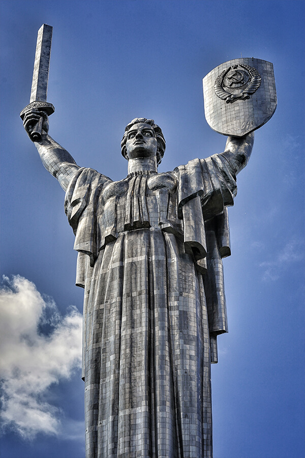 Mutter-Heimat-Statue in Kiew, Ukraine