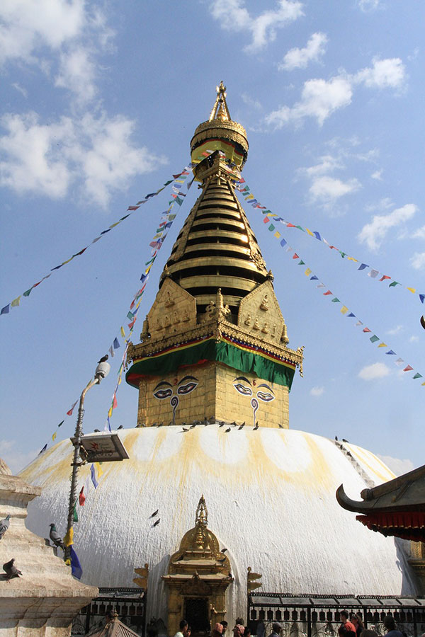Swayambhu Stupa in Kathmandu, Nepal